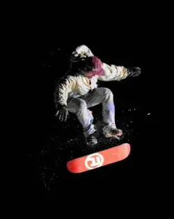 Snowy Skate Snowboard